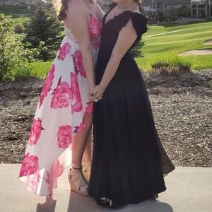 Basix Black Label Pleated Gown